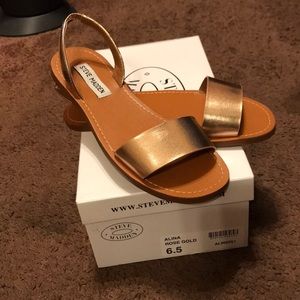 Steve Madden Rose Gold Sandals